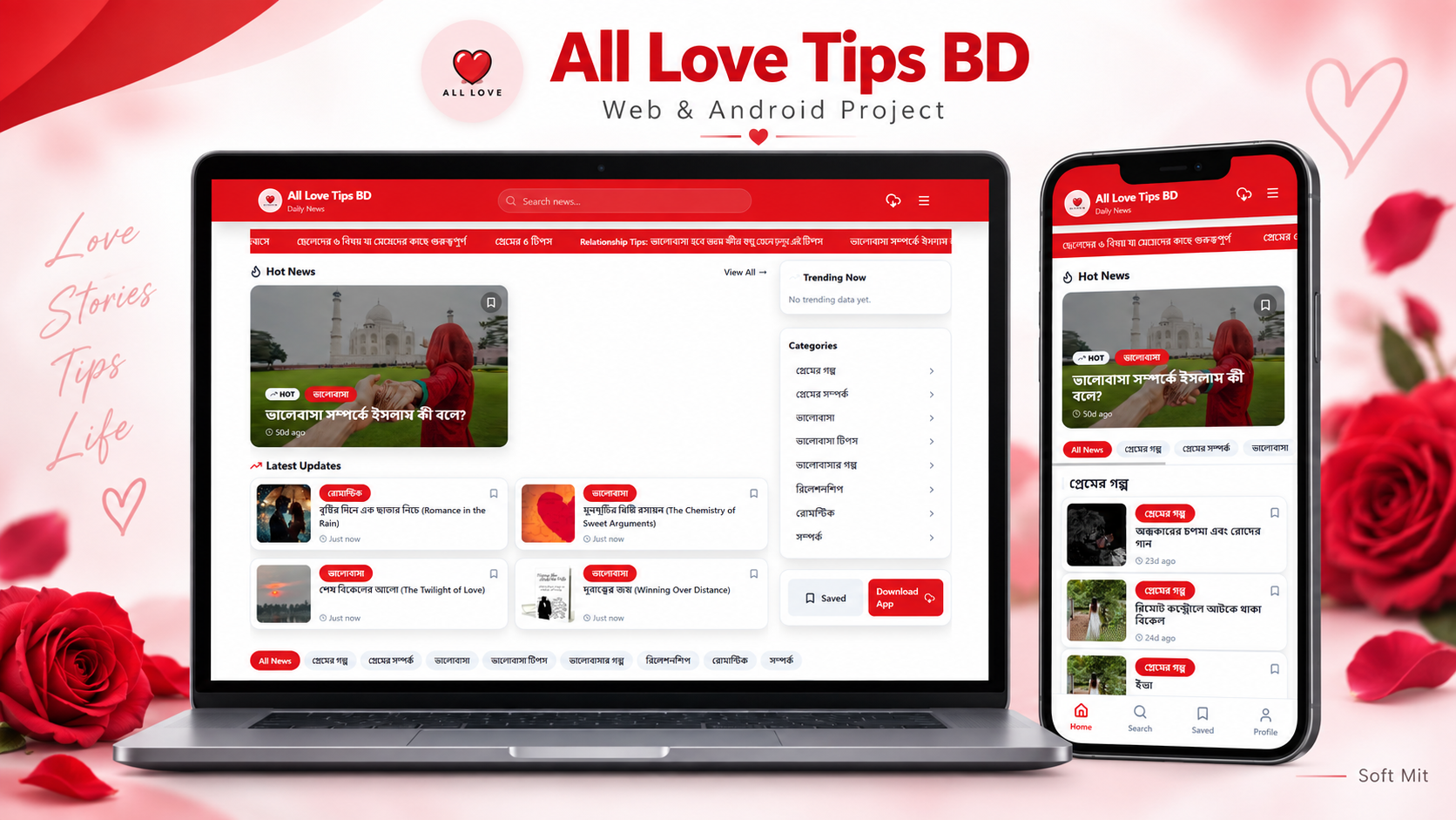 All Love Tips BD: Web and Android Project — 1